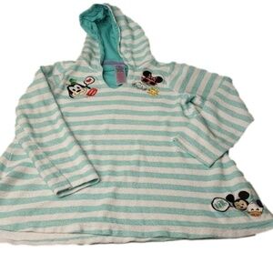 𝅺Disney Friends Disney Store Bathing Suit CoverUp Kids‎ Size 11/12 Embroidered